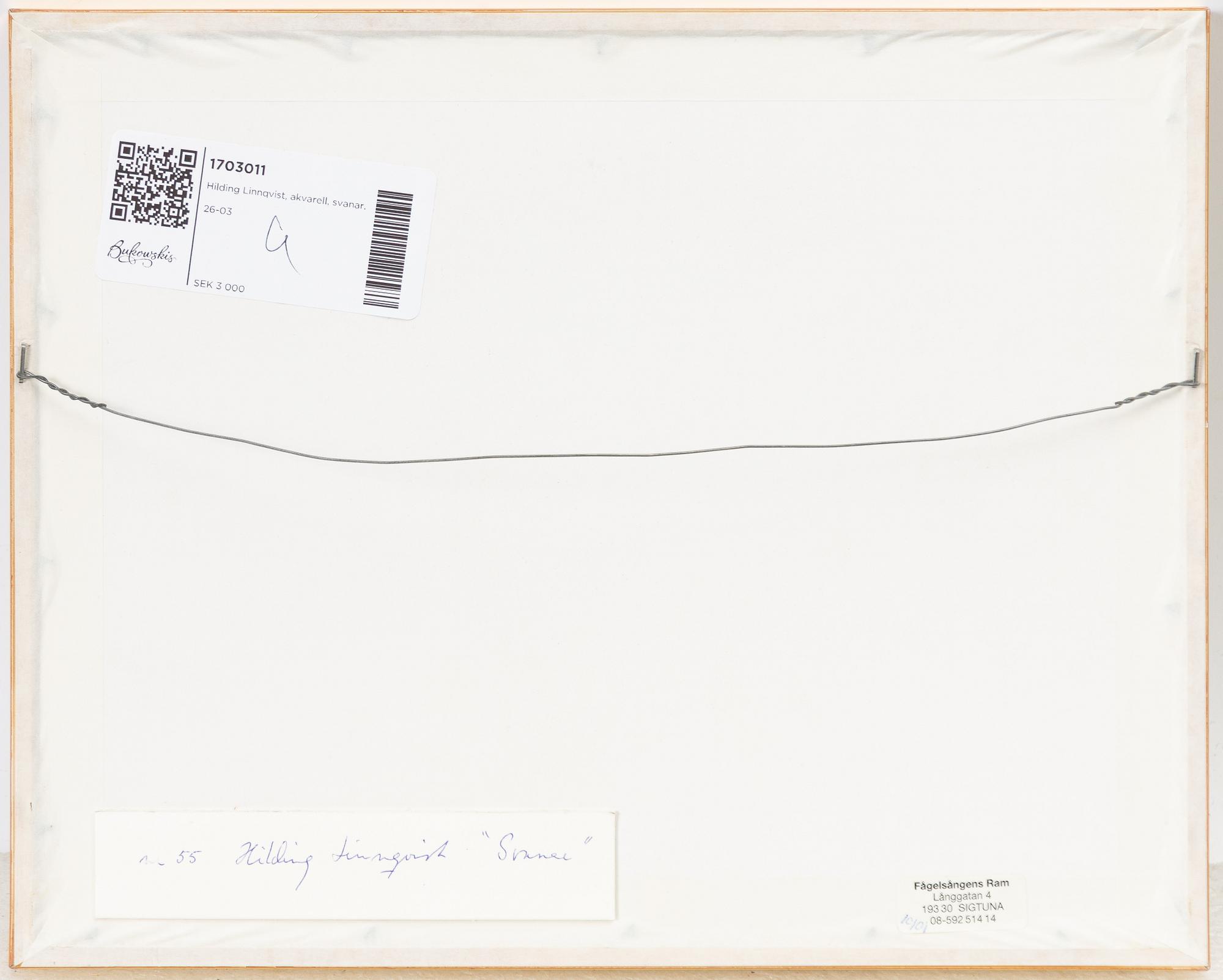 Hilding Linnqvist, "Svanar".