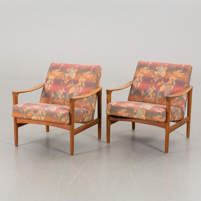 A pair of armchairs, Bröderna Andersson late 20th century,