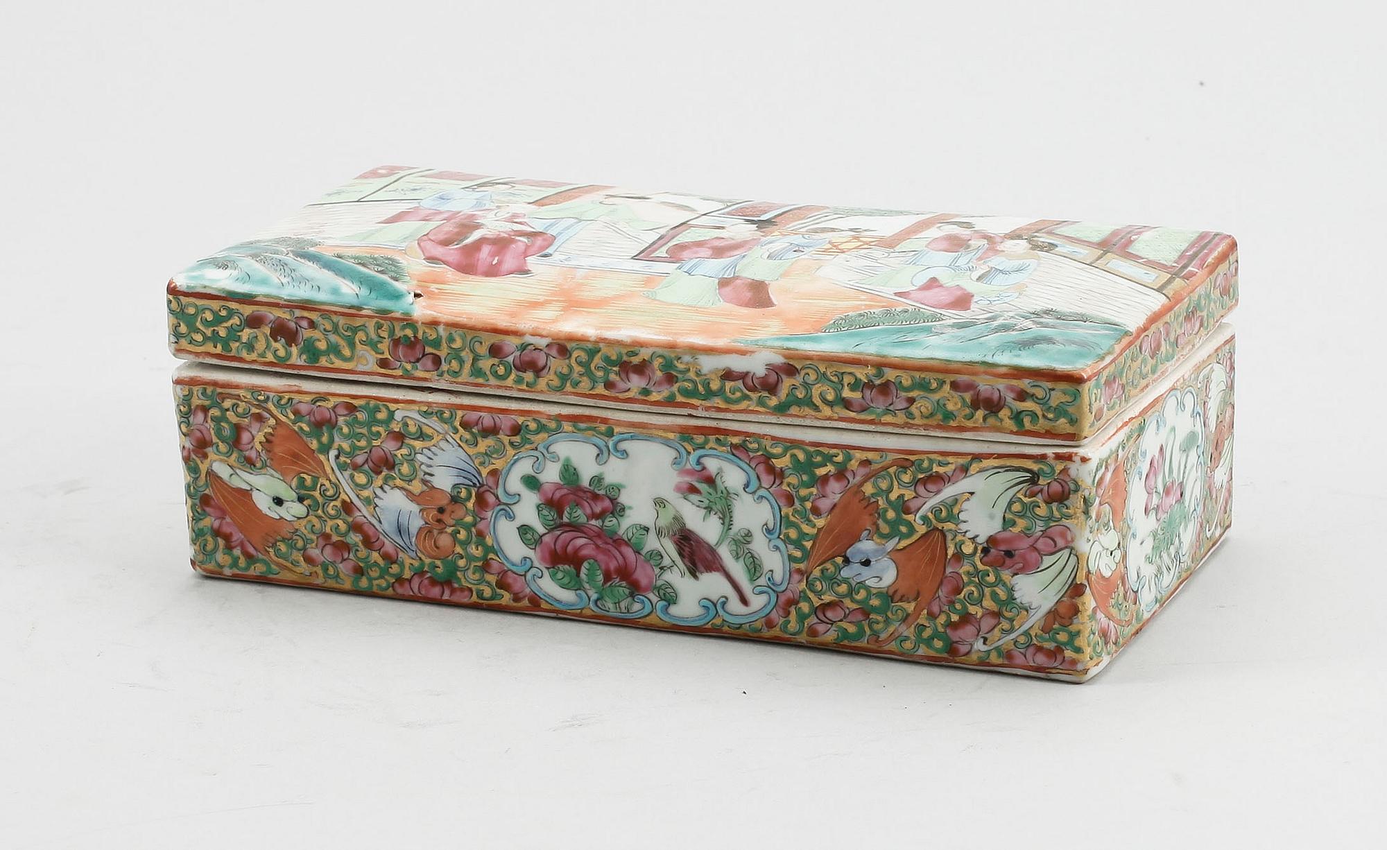 ASK, porslin, Kanton, Kina, 1800-tal.