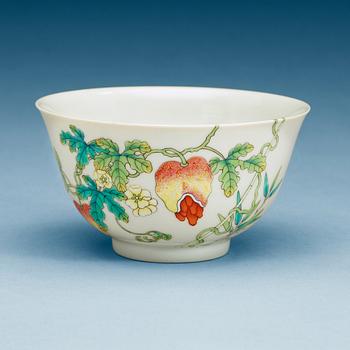 1814. A Chinese famille rose bowl, Republic with Daoguang seal mark.