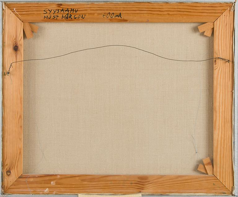 Heikki Somersalo, "Syysaamu".
