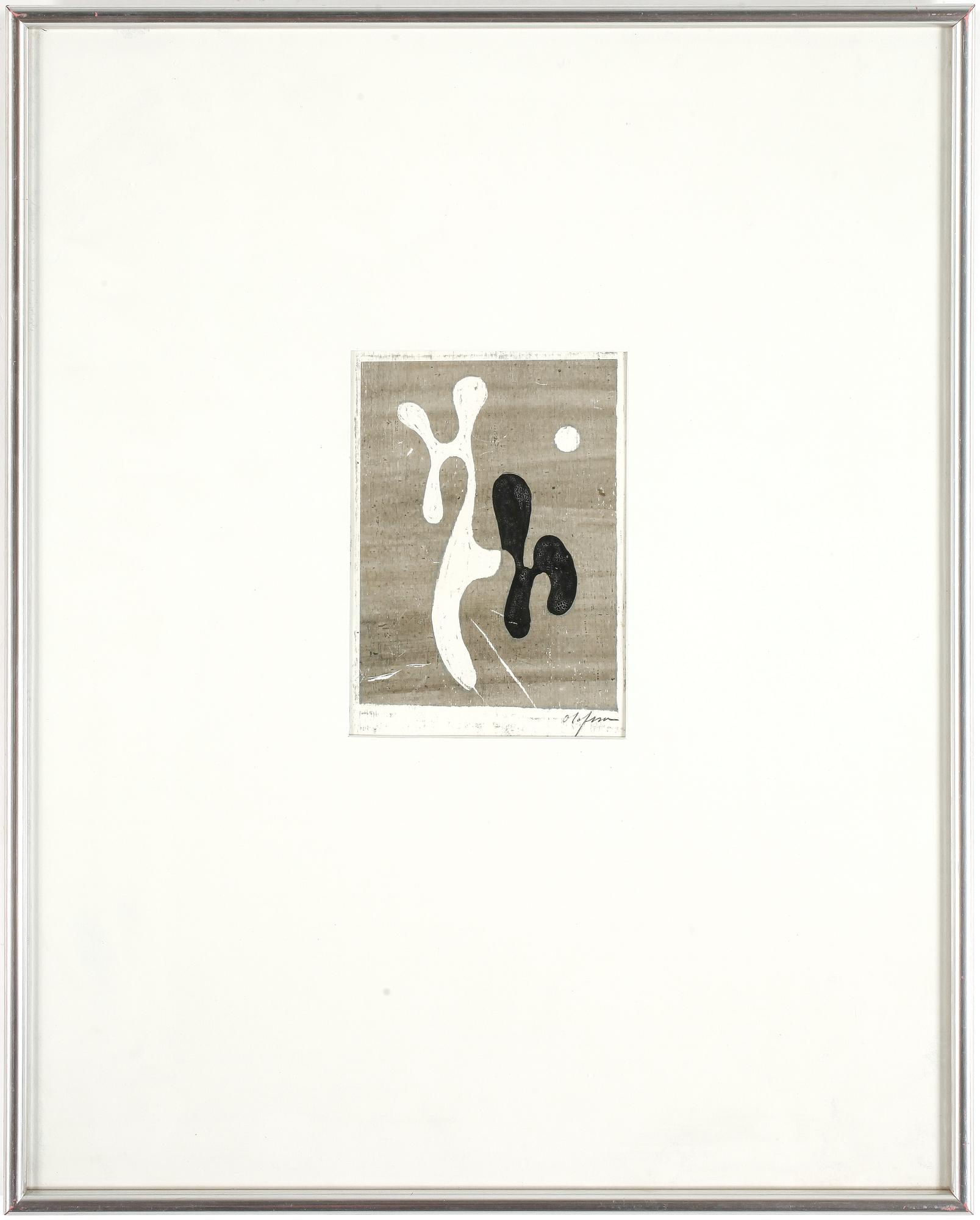 PIERRE OLOFSSON, Blandteknik, signerad.