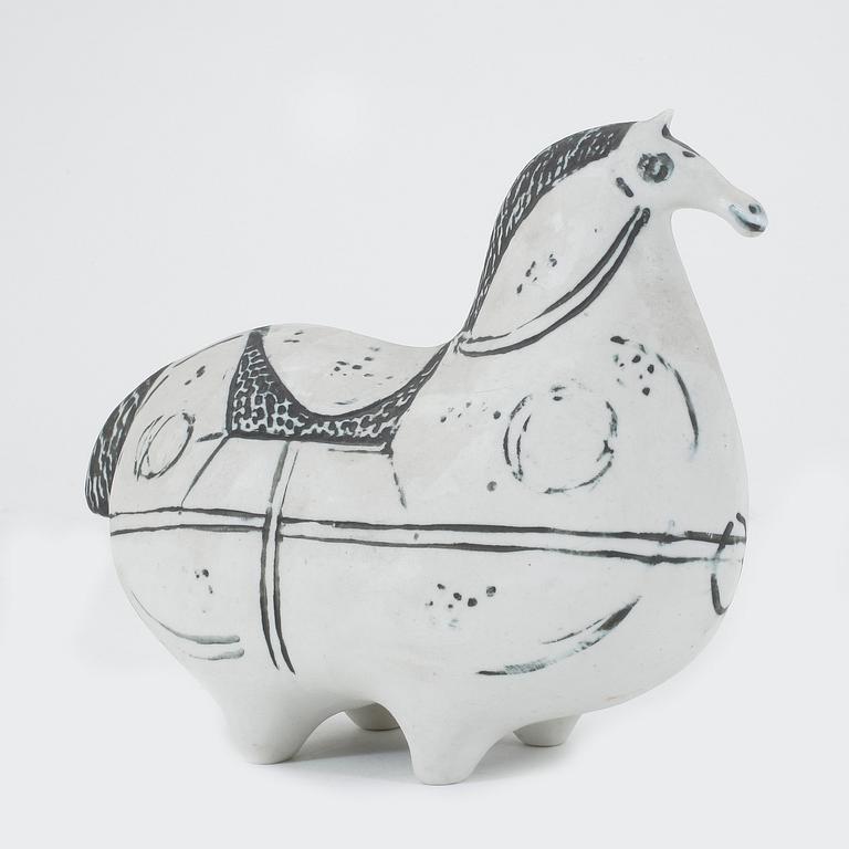 FIGURIN, stengods, "Springare", Stig Lindberg, Gustavsbergs Studio. Tillverkad mellan åren 1952-1972.