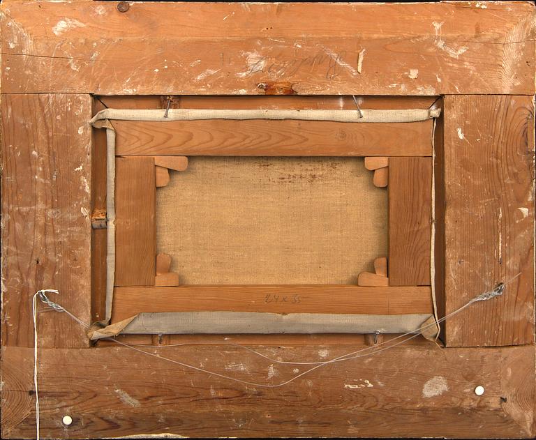 Gustaf Rydberg, oil on canvas, signed 71.