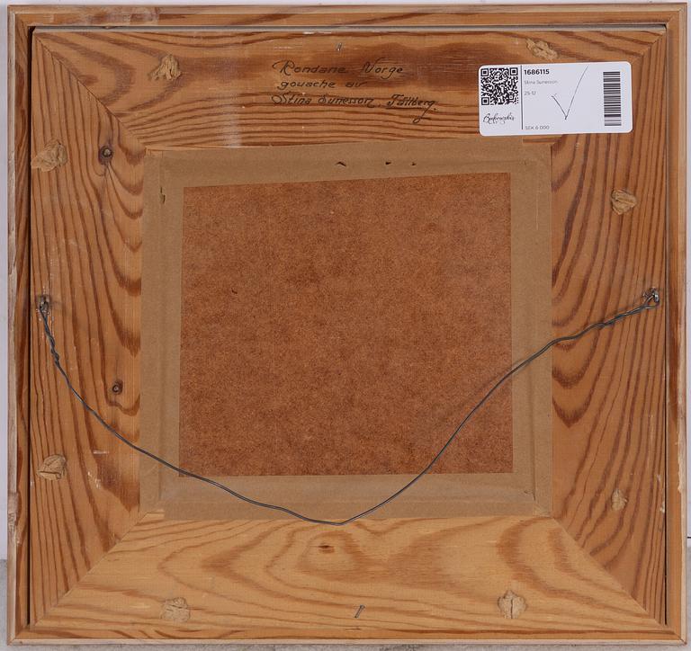 Stina Sunesson, "Rondane, Norge".