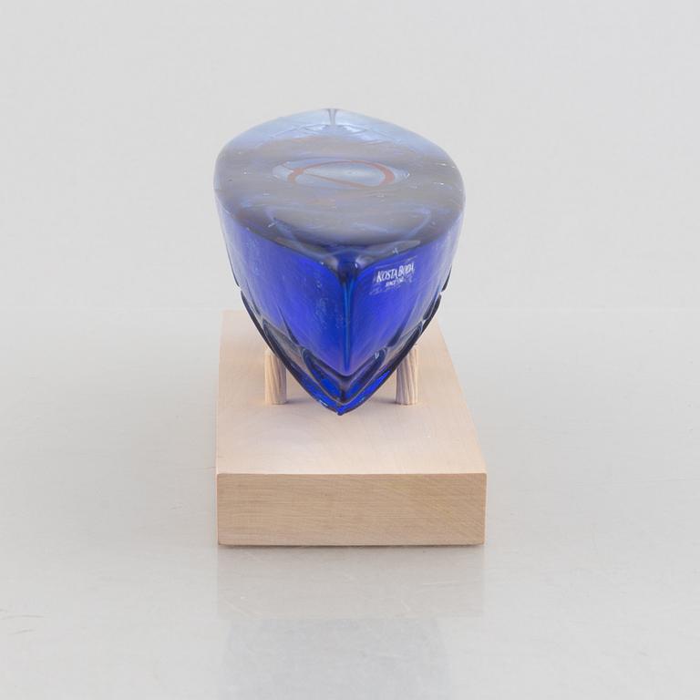 Bertil Vallien, a glass sculpture, Kosta Boda.