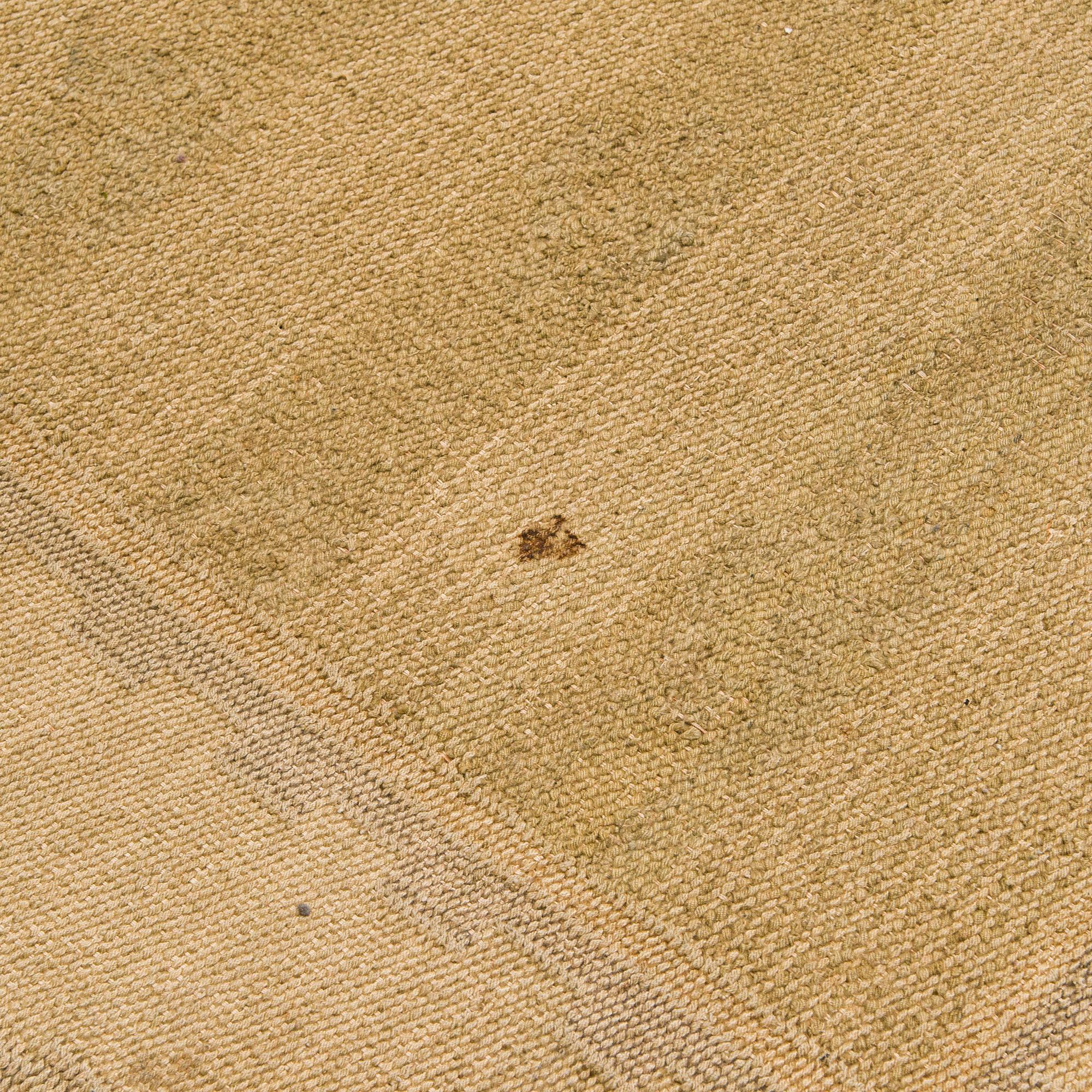 A 1930s Finnish functionalist syle flat weave carpet. Circa 332 x 600 cm.