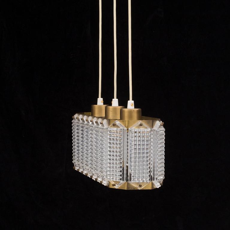 TAKLAMPA, 1900-talets mitt. Höjd ca 115 cm.