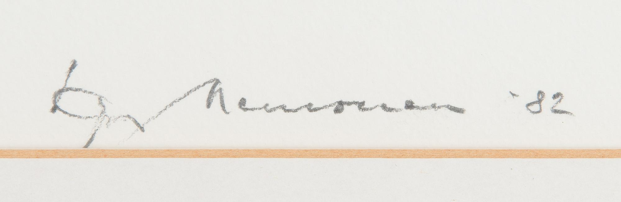 Egon Meuronen, 'Grå vinterdag'.