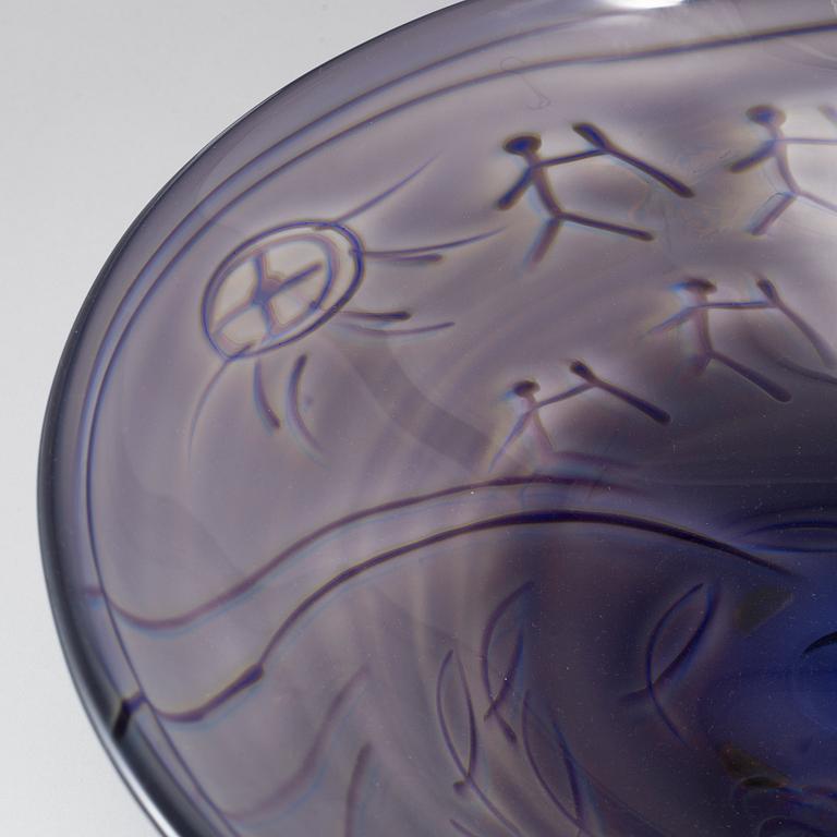 JAN-ERIK RITZMAN, skålfat, Transjö, unik, 1986.