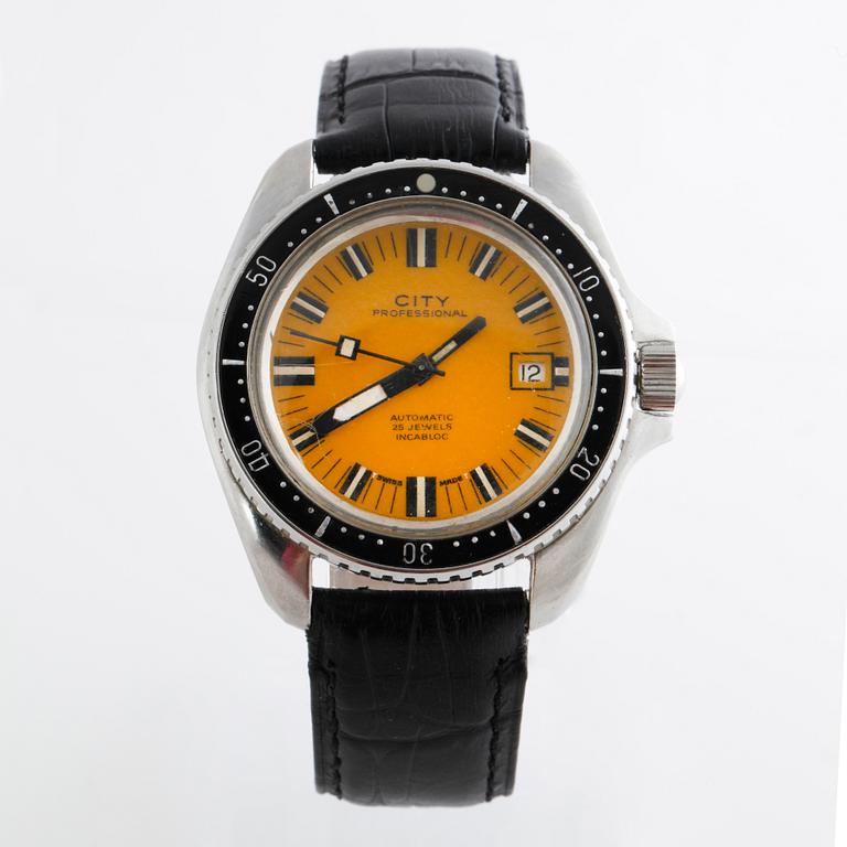 CITY, Professional, armbandsur, 42 x 39 (41) mm.