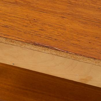 Sängbord, ett par, Carlströms Möbelfabrik, Bjärnum, 1950/60-tal.