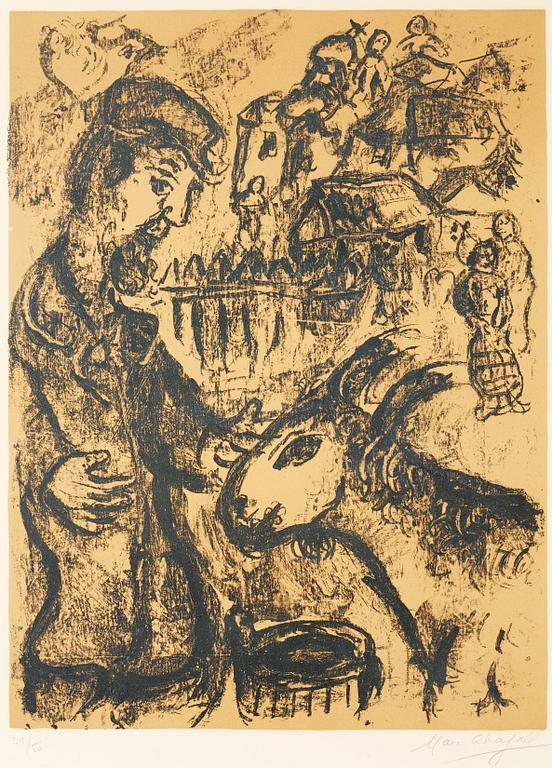 Marc Chagall, "Paysan a la chèvre".