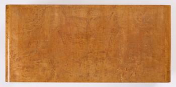 Swedish Modern, a birch veneered coffee table, 1930s-40s.