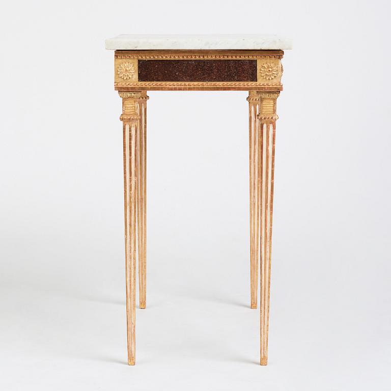 Konsolbord, Stockholmsarbete 1700-talets slut, Sengustavianskt.