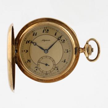 ALPINA, pocket watch, savonett, 53 mm,