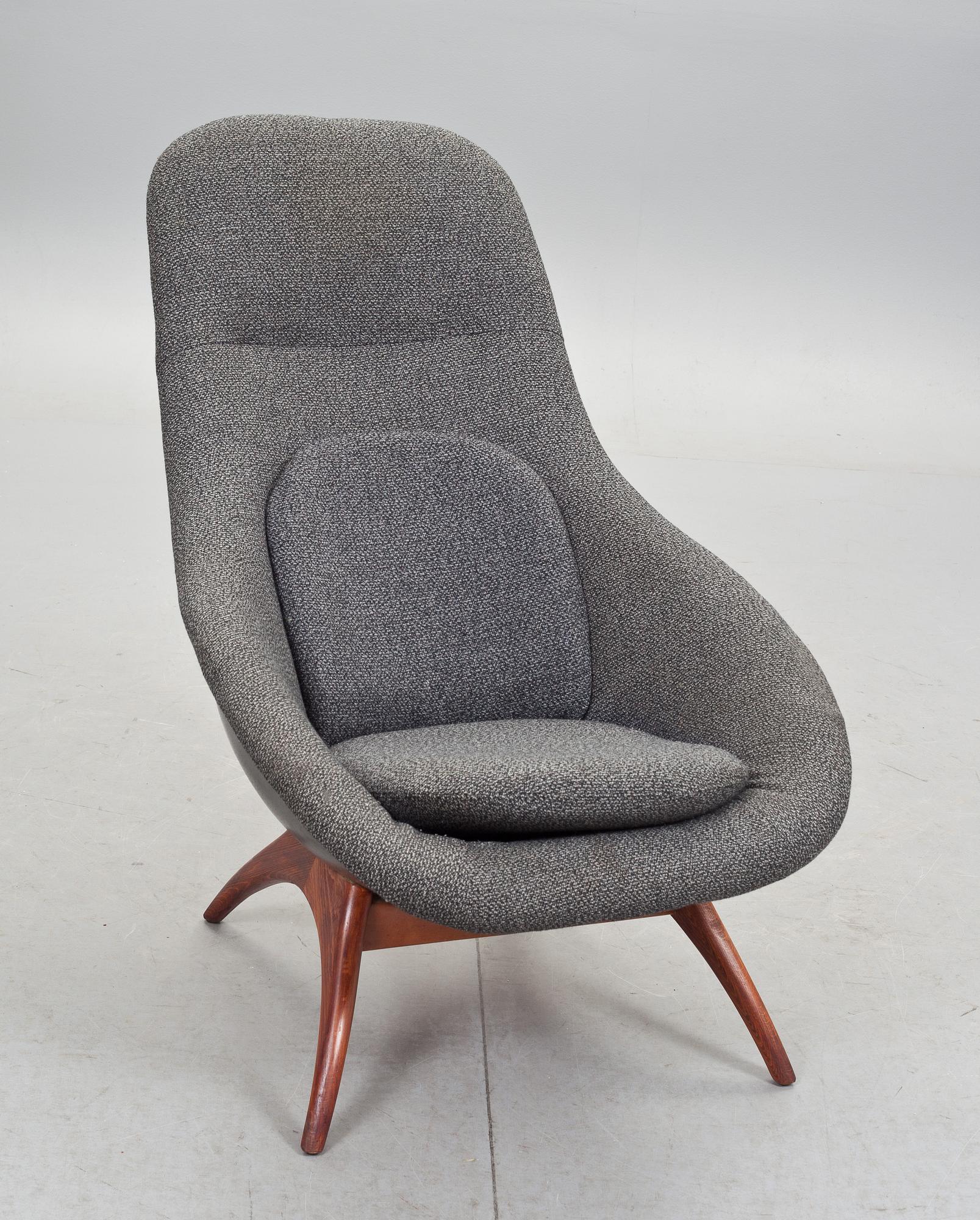 FÅTÖLJ, Walter Chenery, Lurashell, 1960-tal.