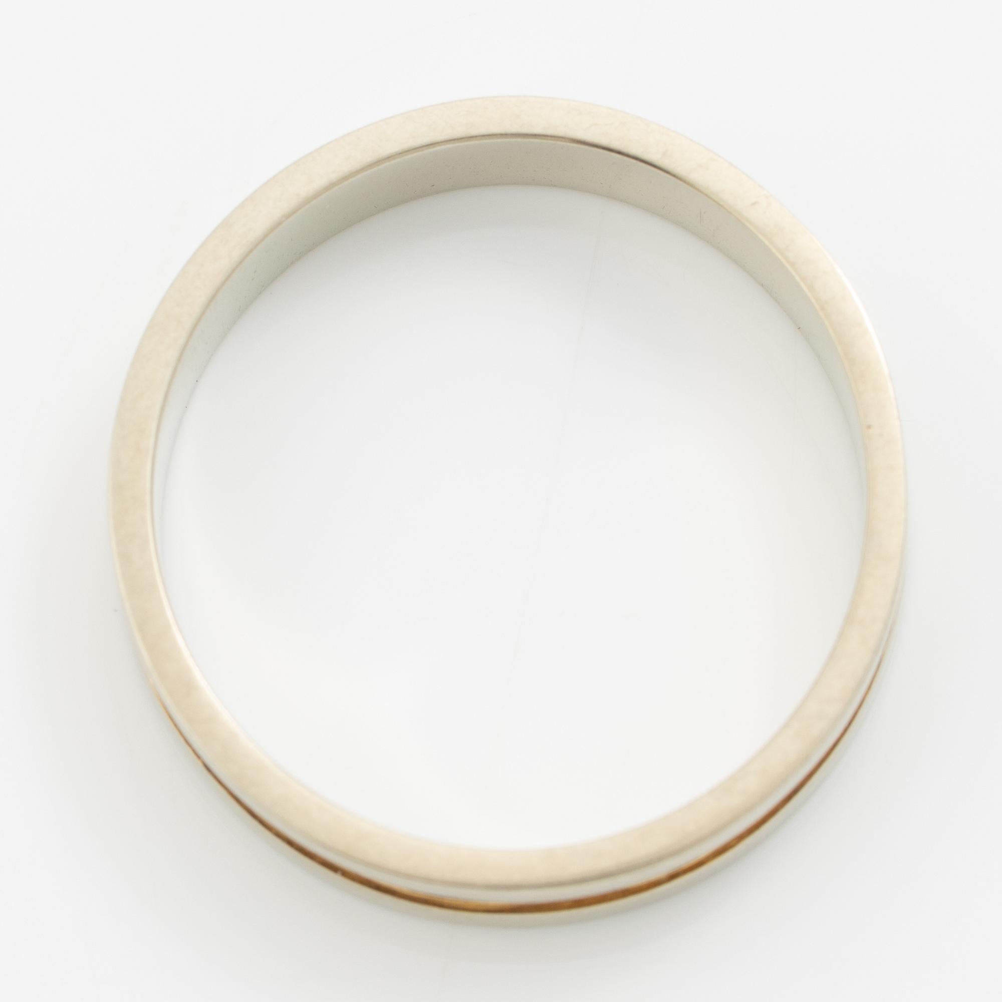 Lapponia, ring, 18K guld och vitguld, Finland 1976.