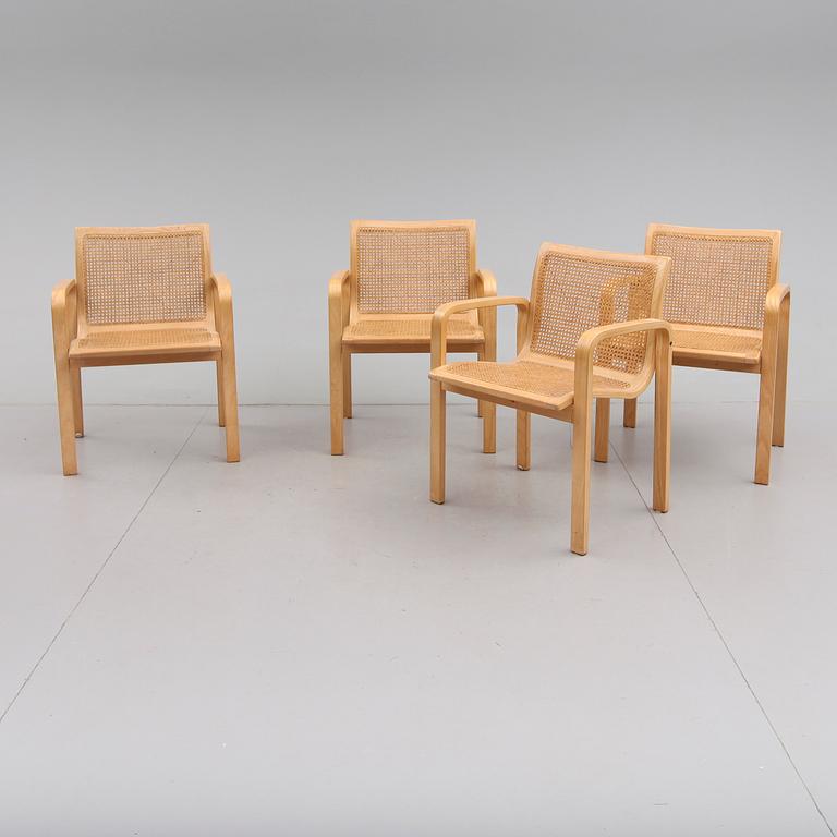 KARMSTOLAR, 4 st, Italien, 1900-talets andra hälft.