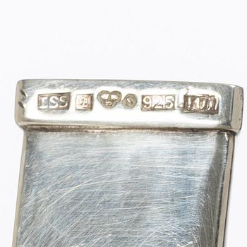 Leif Söderlund Silversmide, vase, sterling silver, Borlänge, Sweden, indistinct year mark.