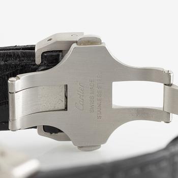 Cartier, Santos 100, wristwatch, 41.3 x 51.1 mm.