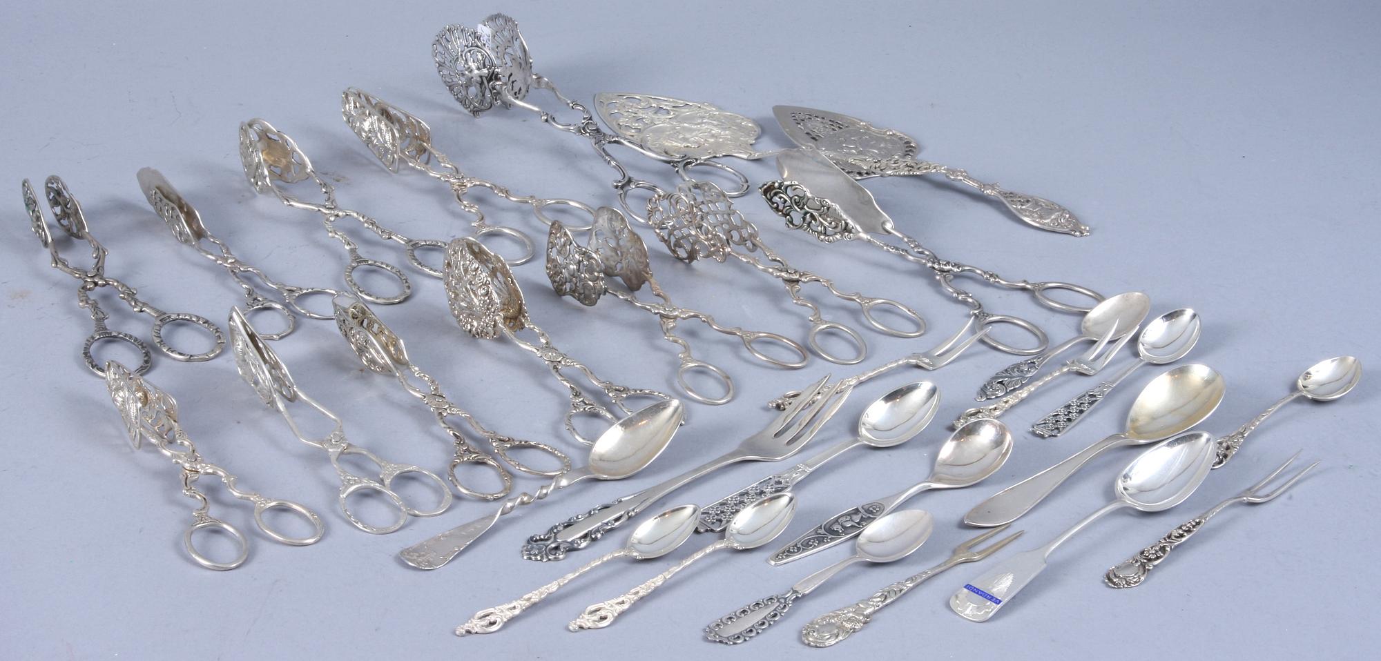 PARTI SILVER, 68 delar, ca 970 g.