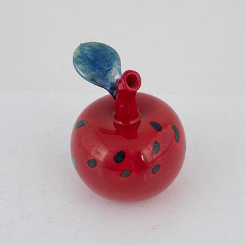 Oiva Toikka, skulptur, glas, signerad Oiva Toikka Nuutajärvi Notsjö.