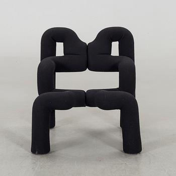A Terje Ekstrom "Ekstrem" armchair Norwya 1980's.