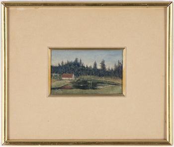 Axel Lindman · AXEL LINDMAN, pastell på papper, monogramsignerad.