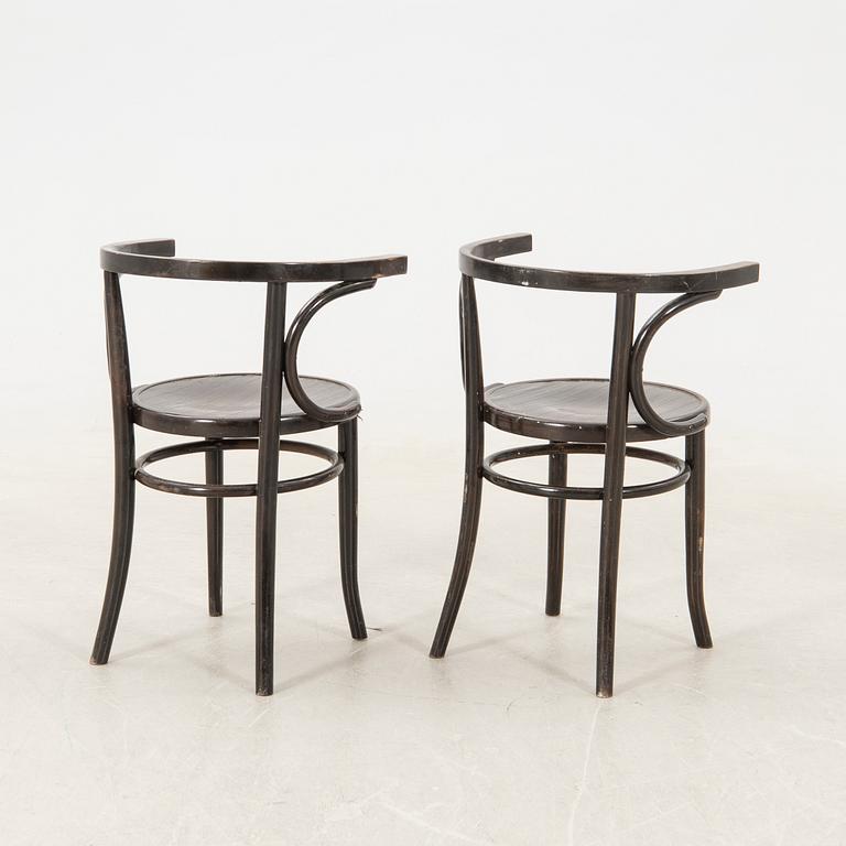 armchairs a pair Thonet early 20th century.