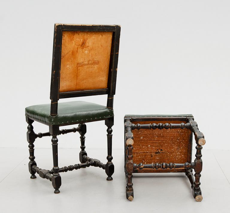 STOLAR, 1 par, barock, 1700-tal.