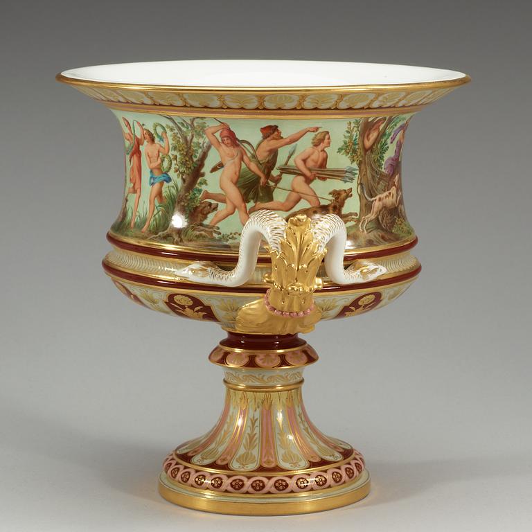 A Meissen vase, 19th Century.