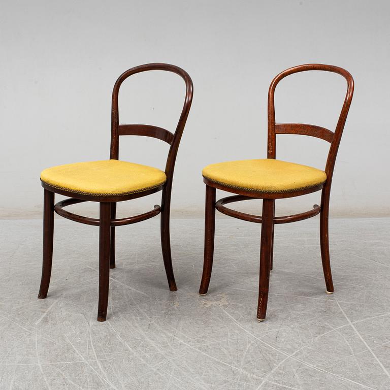 FRITZ HANSEN, stolar, 6 st, Danmark, 1900-talets mitt.