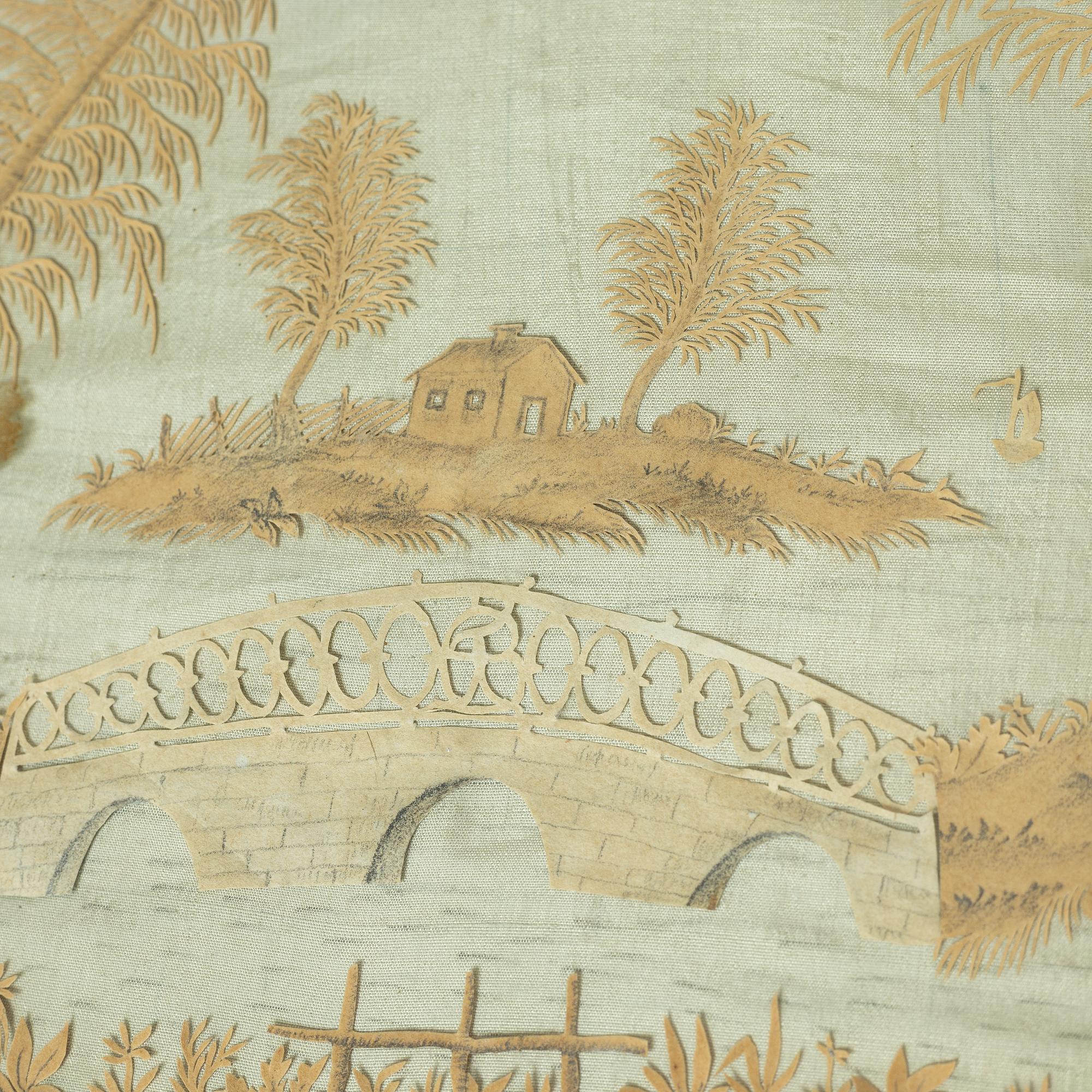 A silhouette picture, first half of the 19th Century.