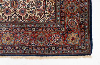 A semi antique Keshan "Dabir" carpet, central Persia, c. 348 x 229 cm.