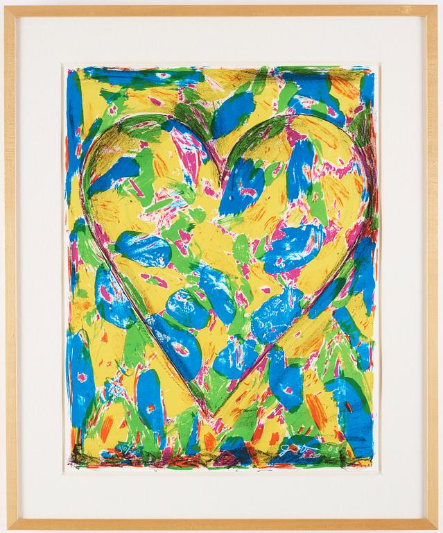 Jim Dine, "The Blue Heart".