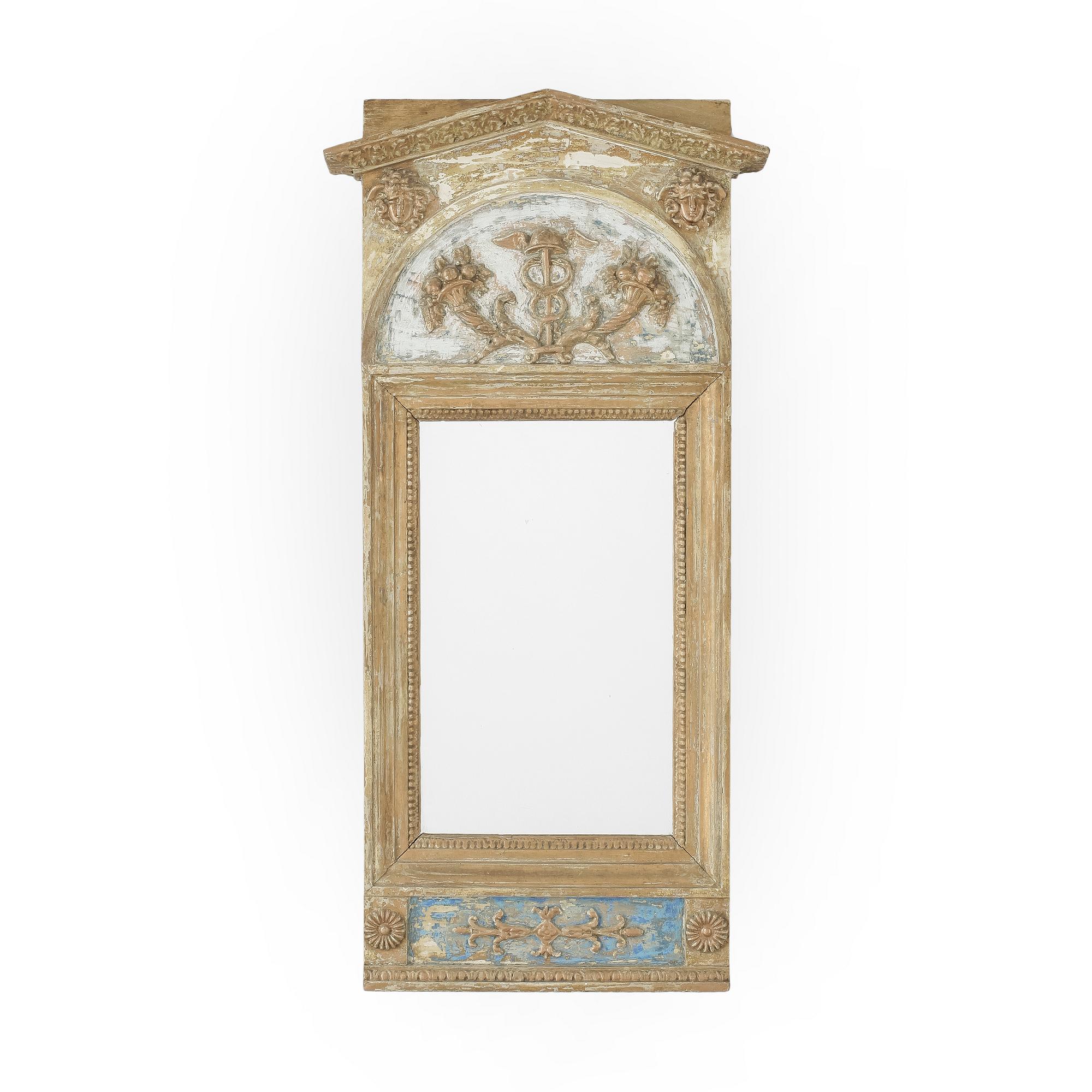 SPEGEL, troligen Johan Petter Holmberg, hallstämplad Stockholm 1831.