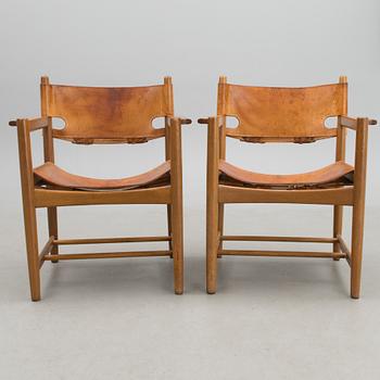 Four 1960s Danish '3238' chairs for Fredericia Stolefabrik.