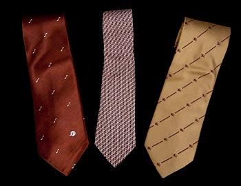 SLIPSAR, 3 stycken, Burberry, Dior samt Versace.