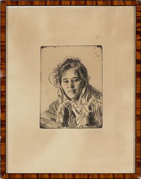 Anders Zorn, ”Kråkbergs Anna”.