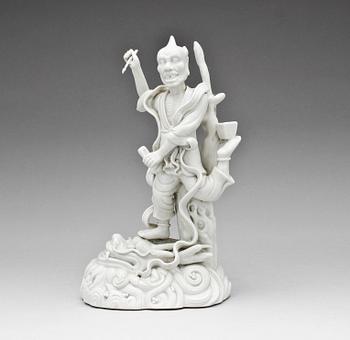 563. A Blanc de chine figurine, presumably republic. 20th Century.