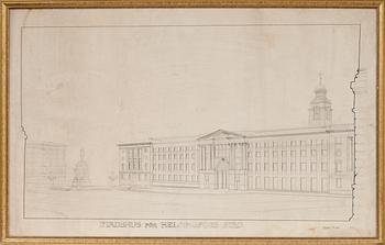 BYGGNADSRITNINGAR, 3 ST.