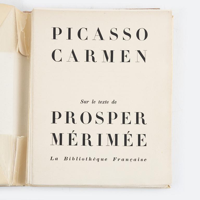 Pablo Picasso, delar ur "Le Carmen des Carmen", 1964 och "Carmen", 1949.