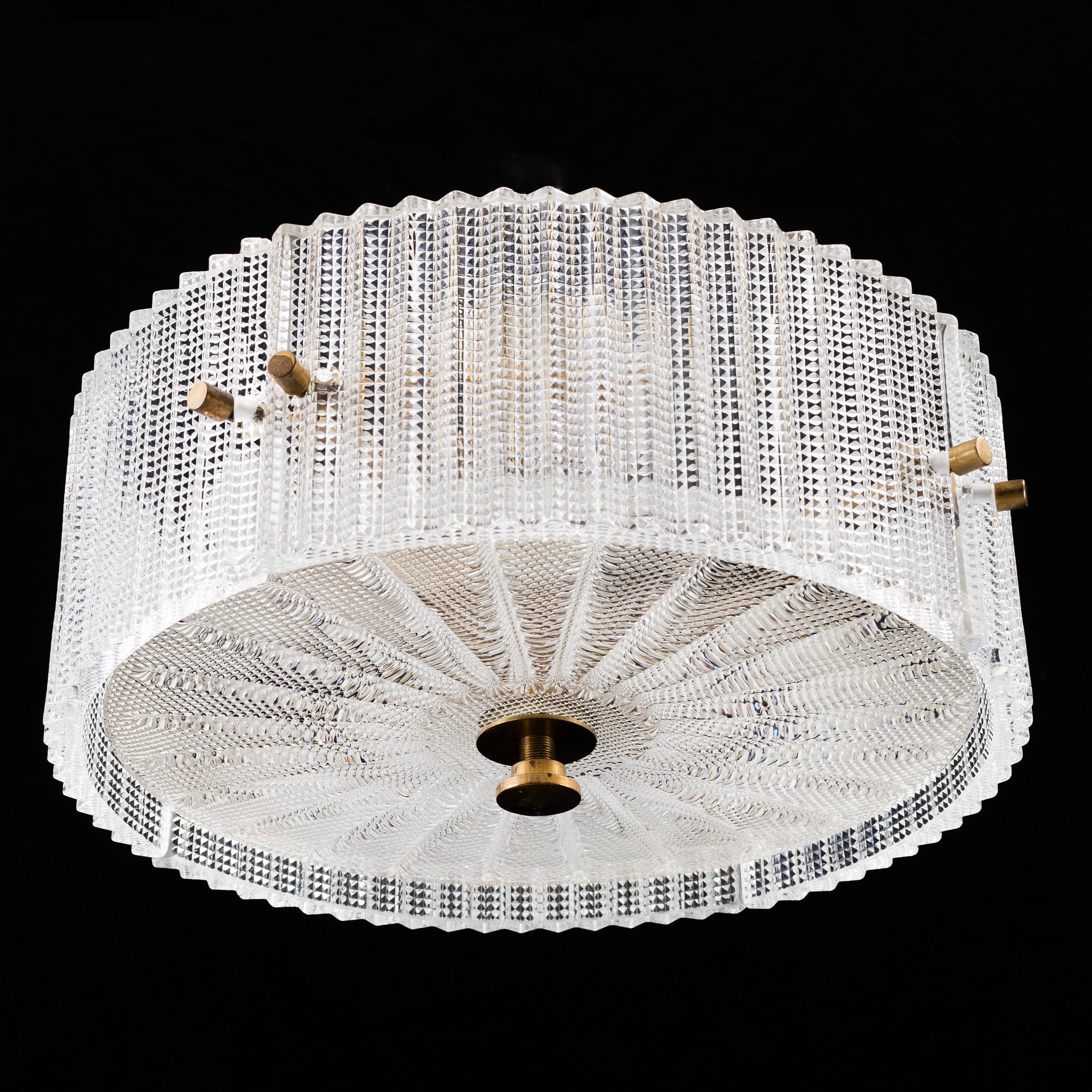 CARL FAGERLUND, TAKLAMPA, Orrefors, 1900-talets andra del.