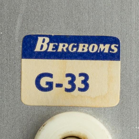 BERGBOMS, floor lamp, "G33", second half of 20th century.