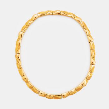 An 18K gold Lapponia necklace.