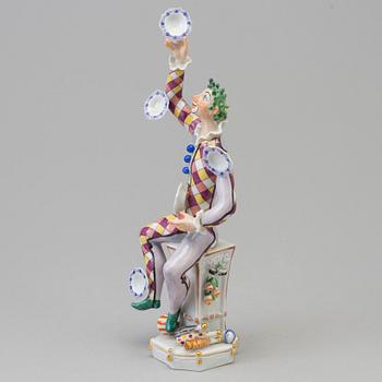 A Meissen 'juggler', 1970's.