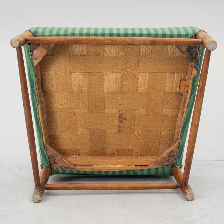 Armchair, Gustavian, Gripsholm model, late 18th century.