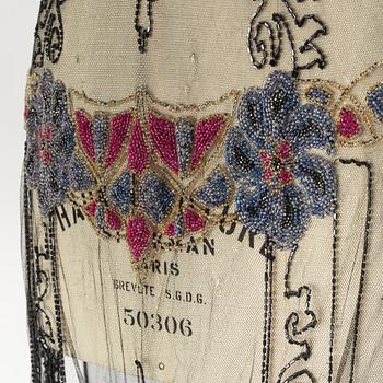A pearl embroidered 1920's dress.