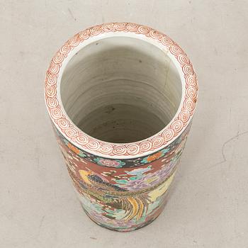 Paraplyställ/Golvvas japan 1900-talets början porslin.